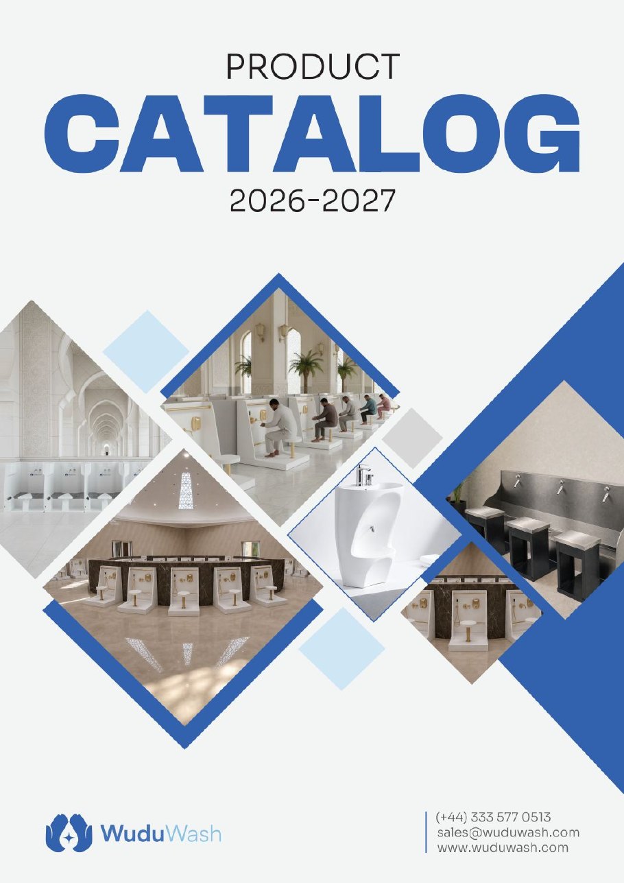 Cover of the WuduWash product catalogue 2026–27