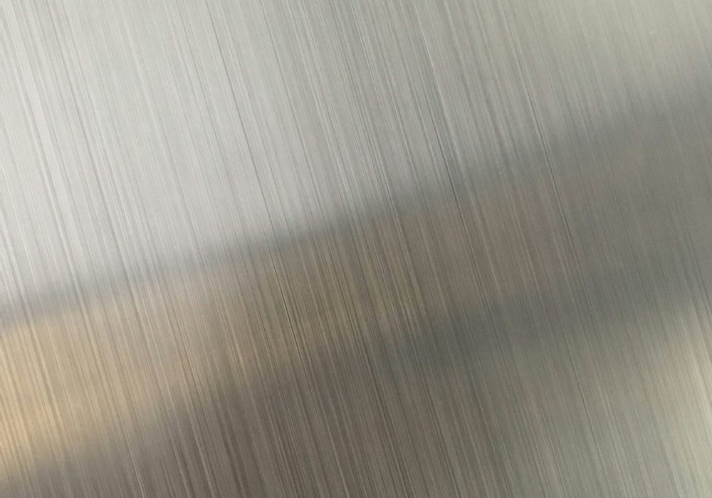 Brushed stainless steel